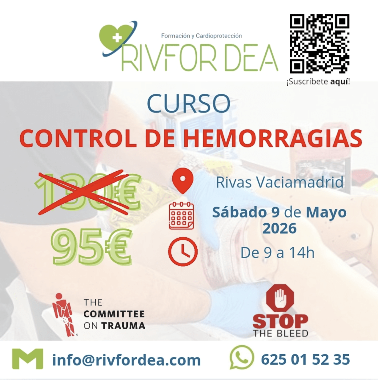 Curso control hemorragias 9 mayo